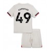 Chelsea Alejandro Garnacho #49 Bortaställ Barn 2025-26 Korta ärmar (+ Korta byxor)